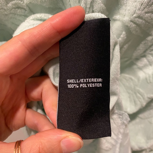 7 For All Mankind 2 Piece Terry Cloth Top XS , Short M Mint Set - Picture 9 of 10